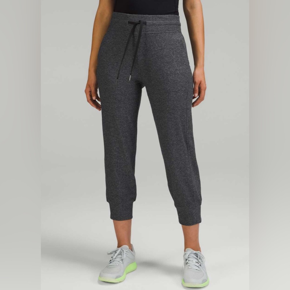 Lululemon Ready to Rulu Jogger Heathered Raceway Grey Black Women’s Pants Size 8